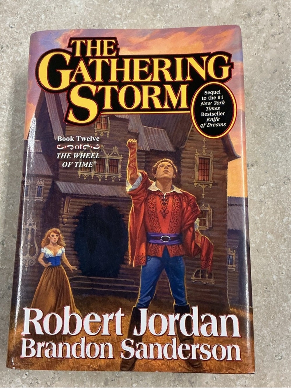 Robert Jordan & Brandon Sanderson — The Gathering Storm 12 1st 1st signed